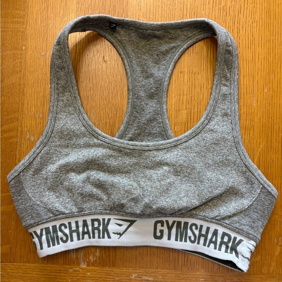 Gymshark Other - Gymshark Grey/Green and White Sports Bra